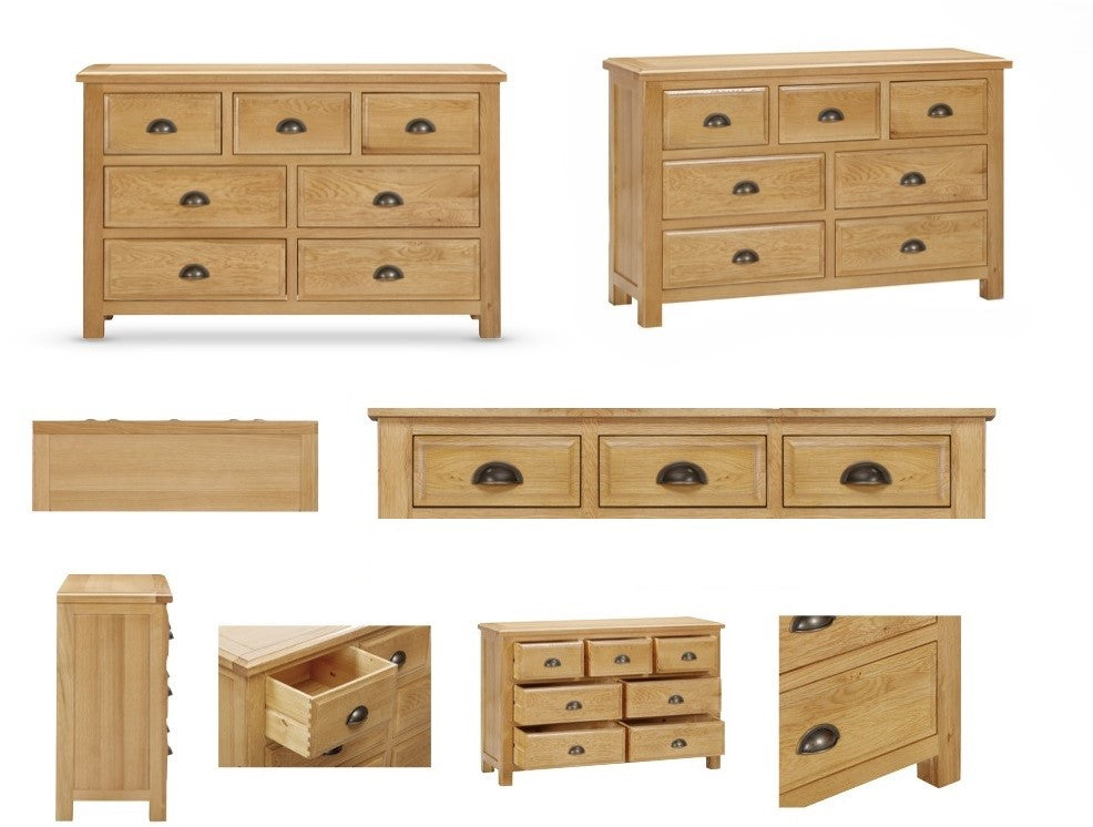 Lugano Oak 3 over 4 Chest