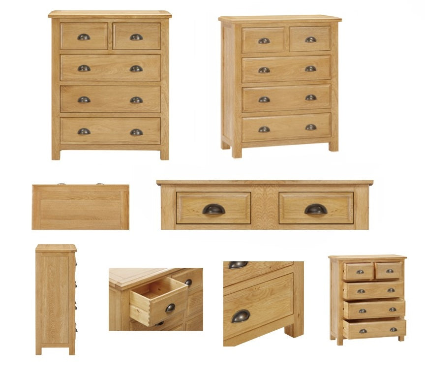 Lugano Oak 2 Over 3 Chest