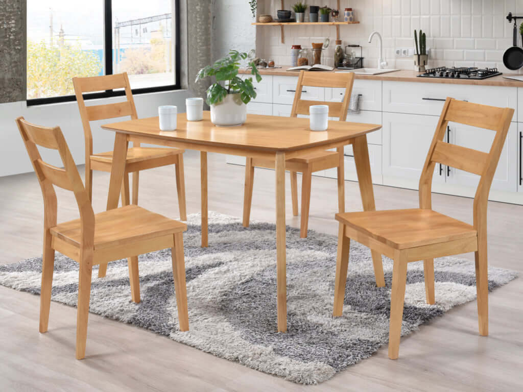 Lexington 120cm Dining Set with 4 Chairs