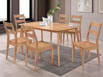 Lexington 150cm Dining Set with 6 Chairs