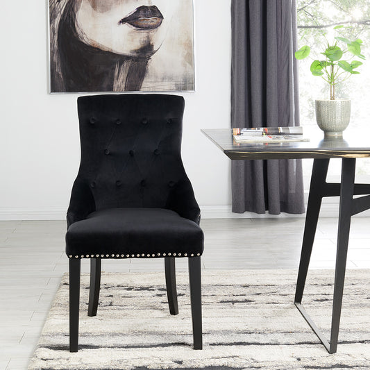 Lion Dining Chair set of 2 - Velvet