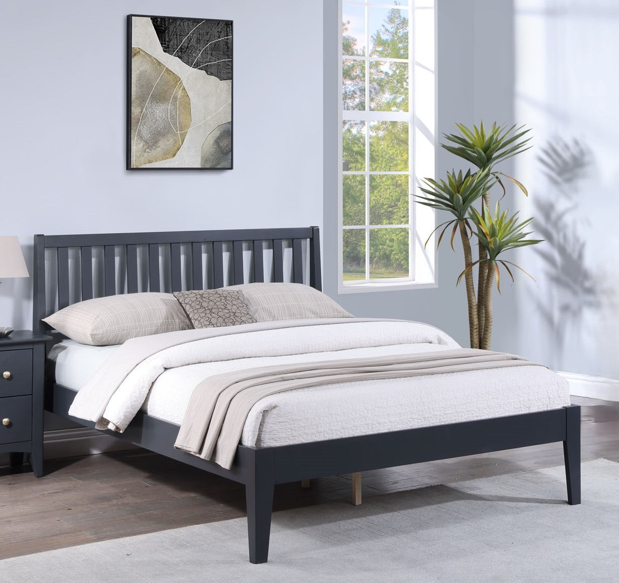 Luna 5ft Bed Off Black