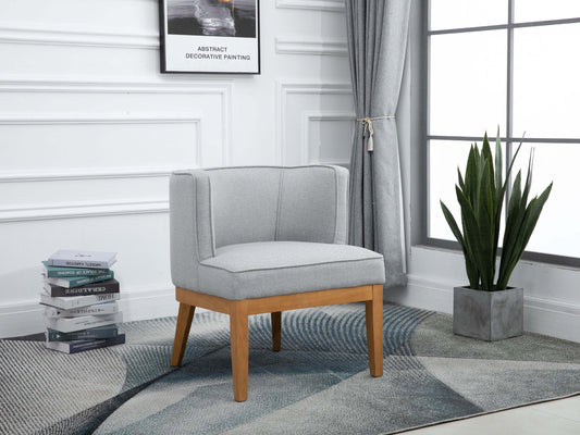 Lucille Armchair- Herringbone Grey