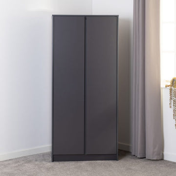 Malvern 2 Door Wardrobe - Grey