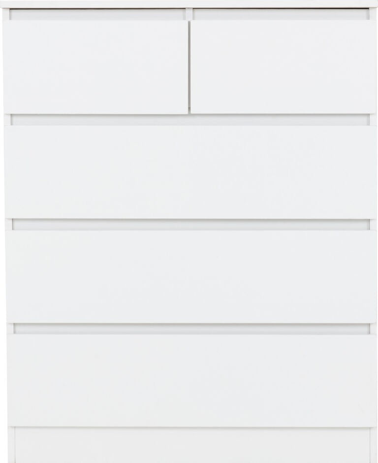 Malvern white dresser on a white background