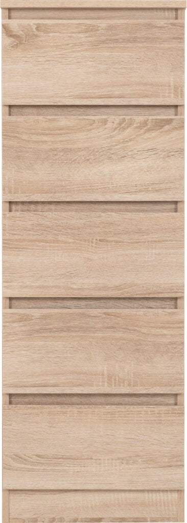 Malvern 5 Drawer Narrow Chest – Sonoma Oak Effect