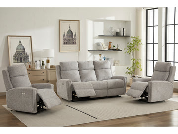 Mayfair 3+1+1 Electric Suite- Ash 