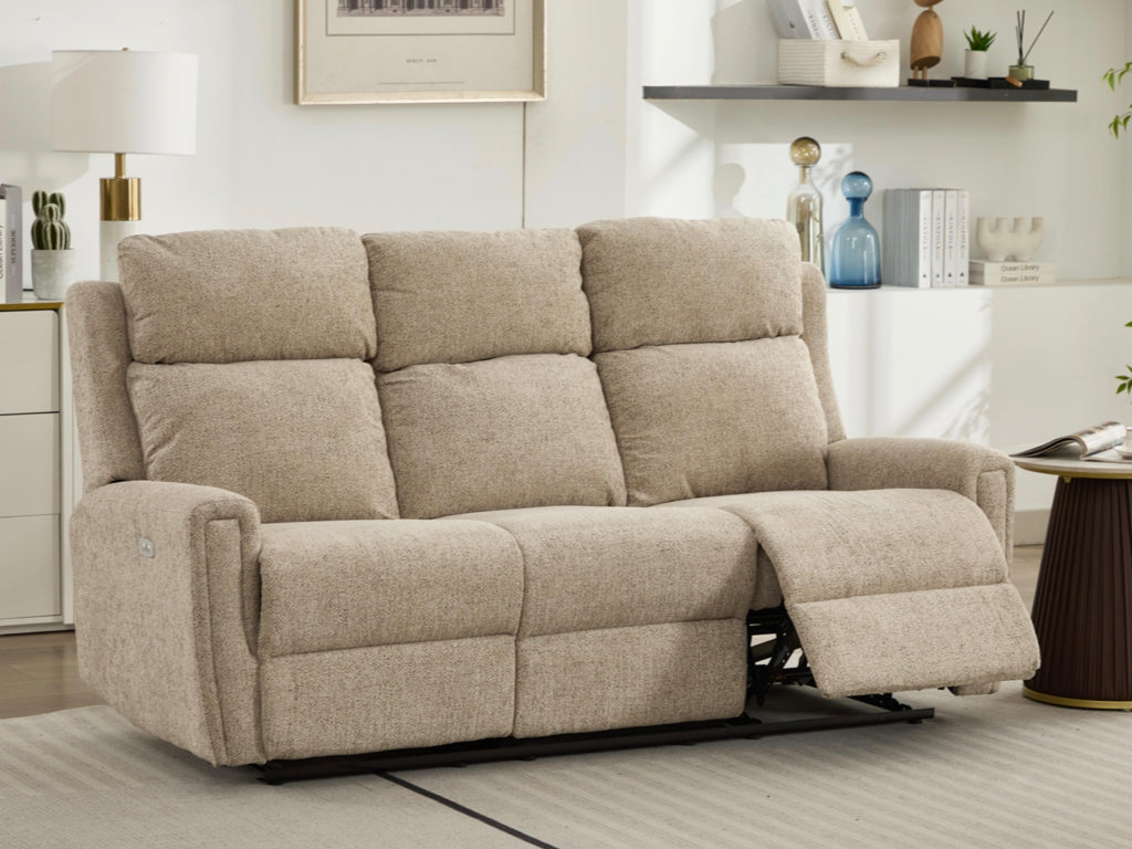 Mayfair 3+1+1 Electric Suite- Beige