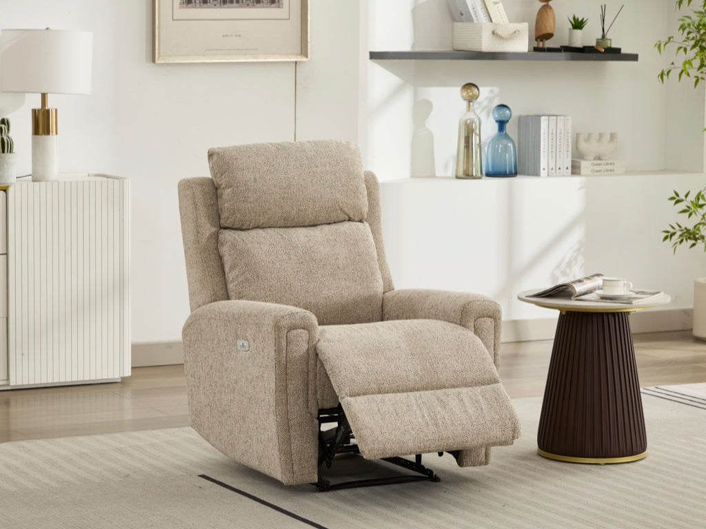 Mayfair 3+1+1 Electric Suite- Beige