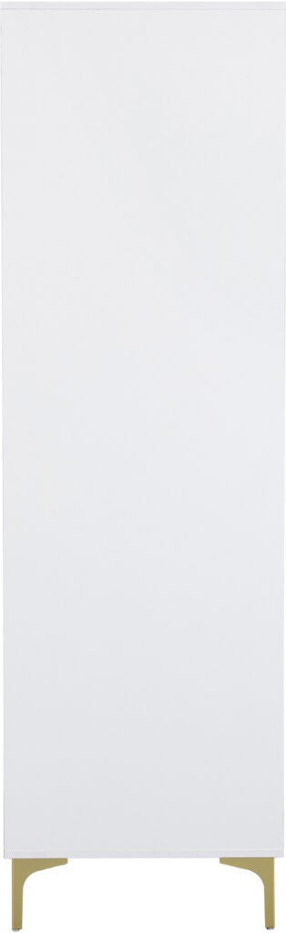 Miami 2 Door Wardrobe - White/Gold