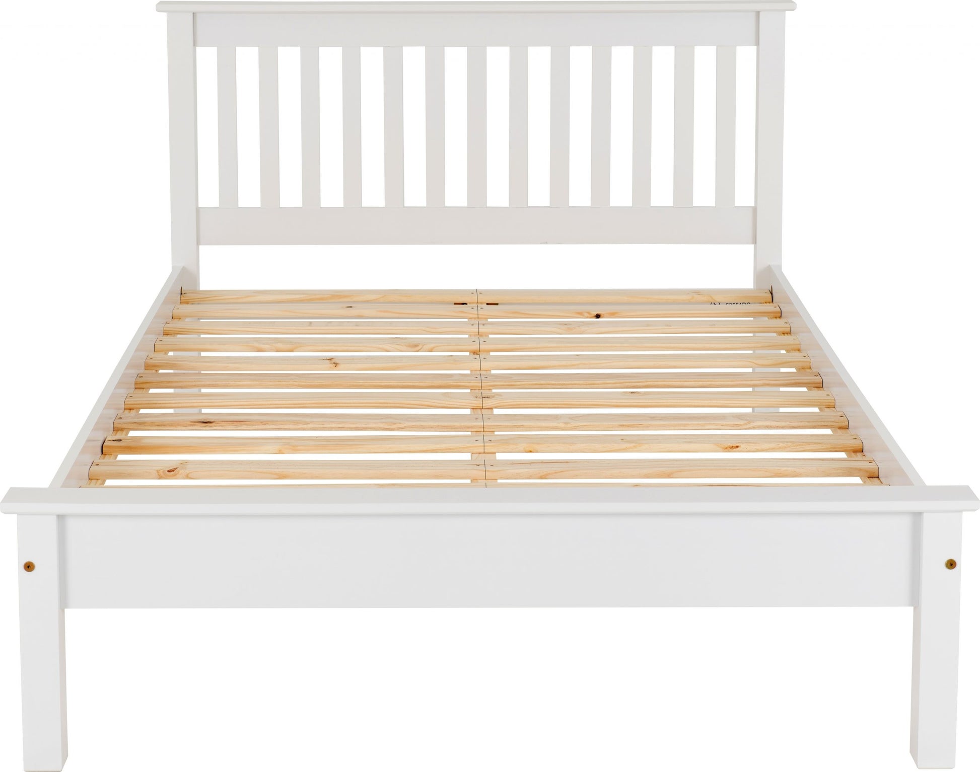 Monaco 4' Bed Low Foot End - White