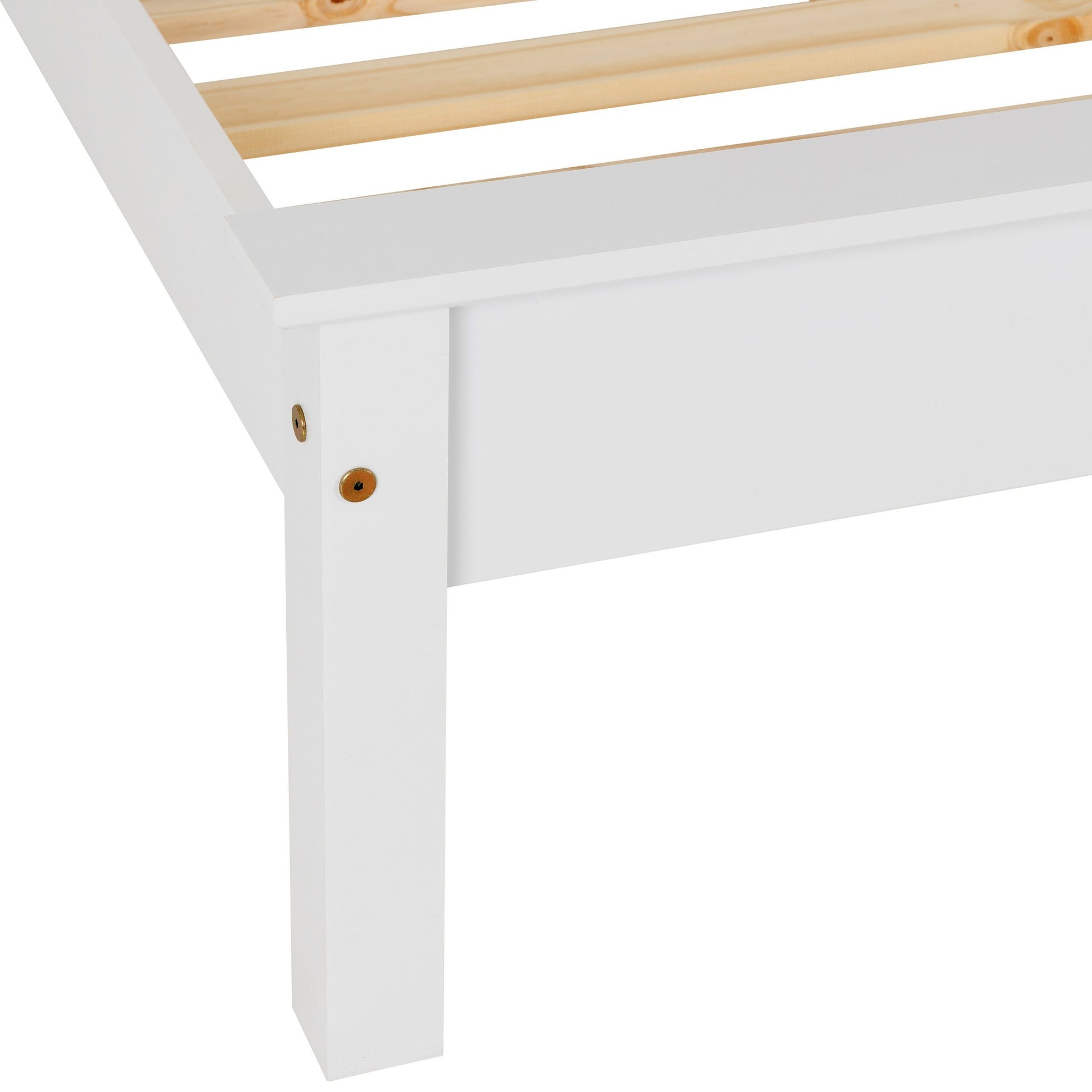 Monaco 4' Bed Low Foot End - White