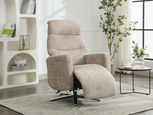 Monique Electric Recliner Armchair - Fossil