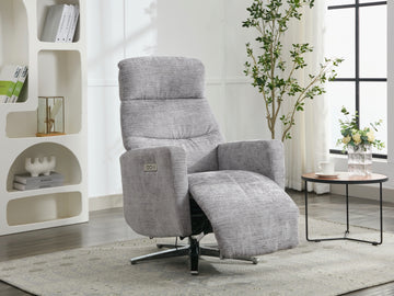 Monique Electric Recliner Armchair - Ash