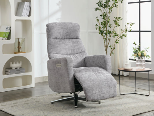 Monique Electric Recliner Armchair - Ash
