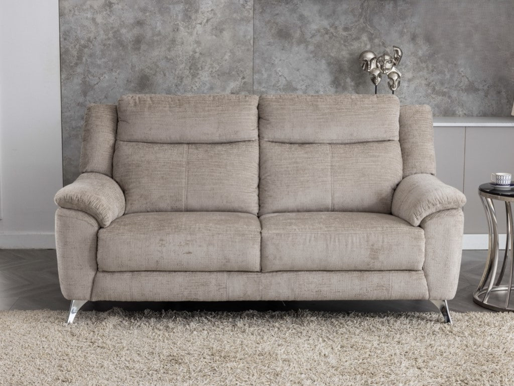 Monroe Fixed 3 Seater Sofa - Fossil