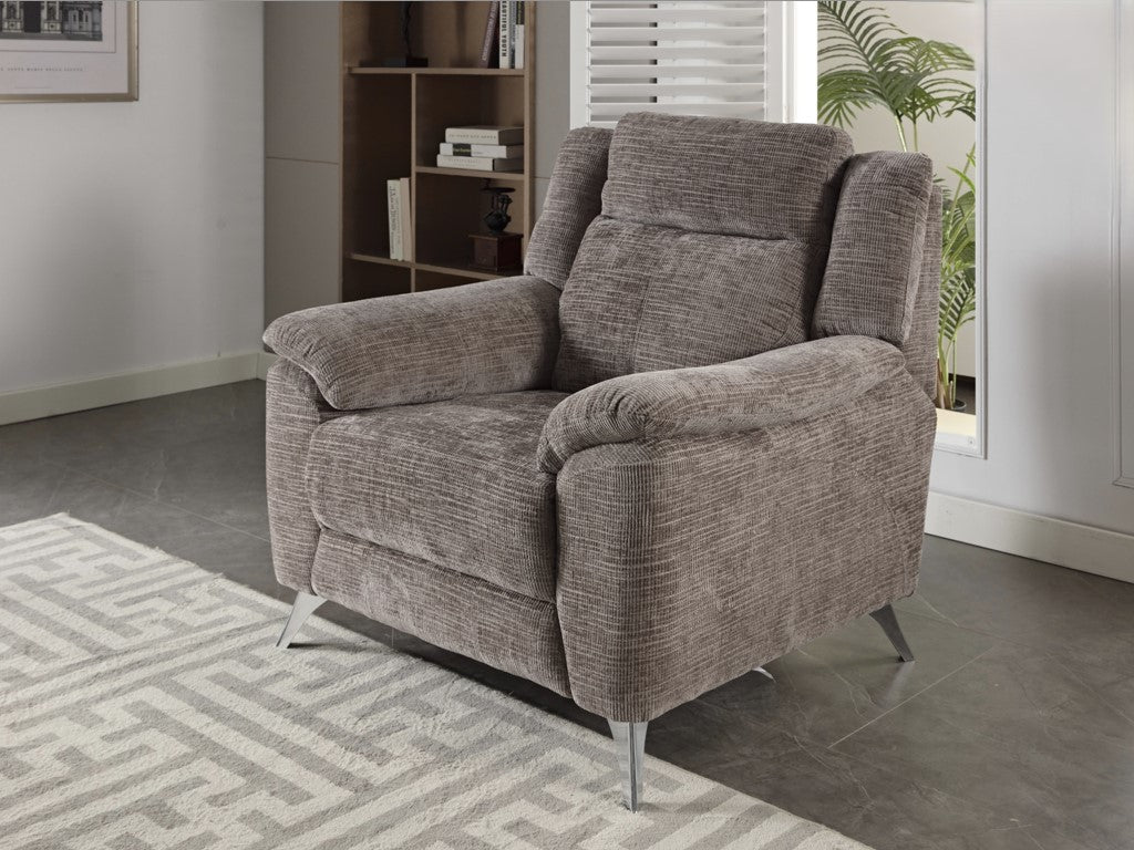 Monroe 3+1+1 Sofa Suite Fixed - Stone