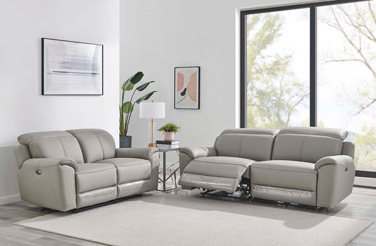 Madrid Electric Recliner Sofa - Charcoal