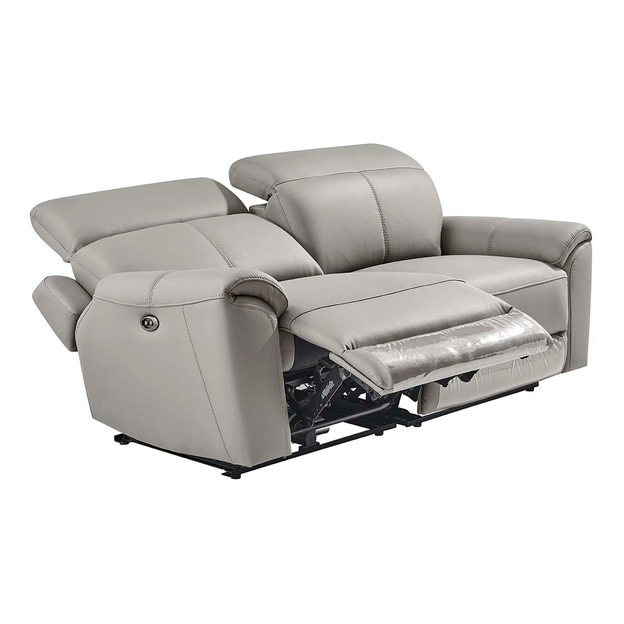 Madrid Electric Recliner Sofa - Charcoal