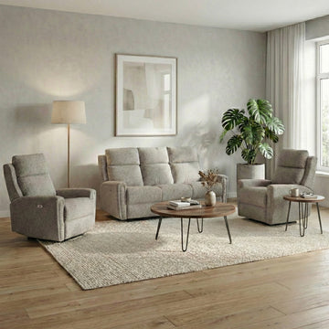 Mayfair 3+1+1 Electric Suite- Ash