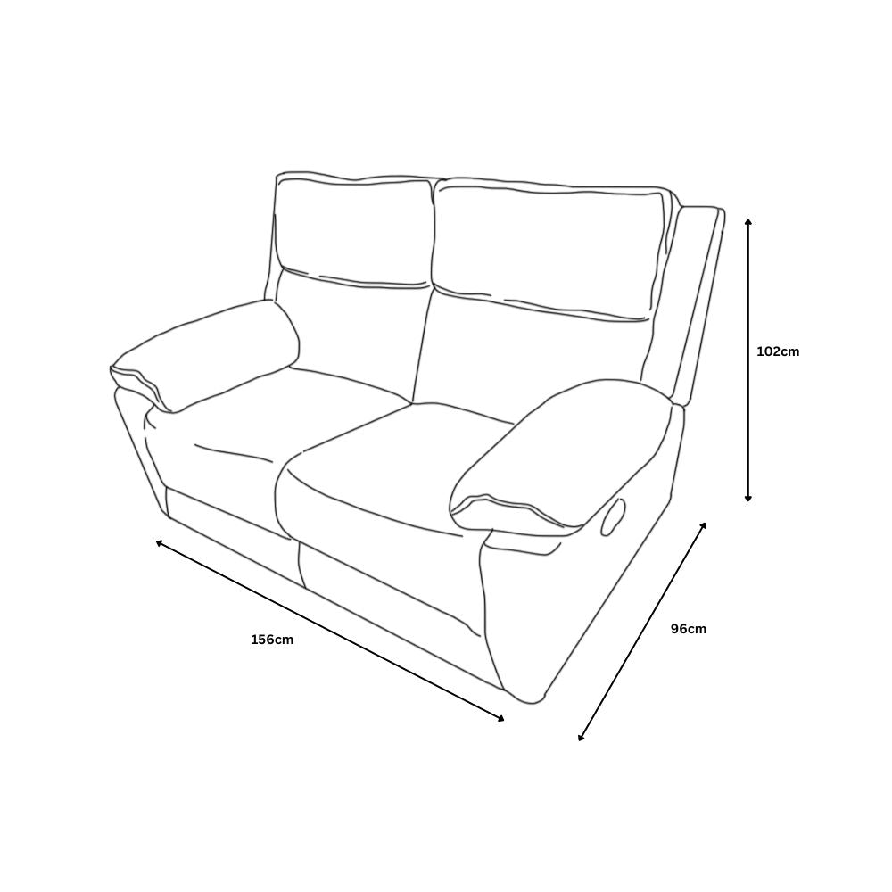 Midtown Recliner Sofas - Light Grey