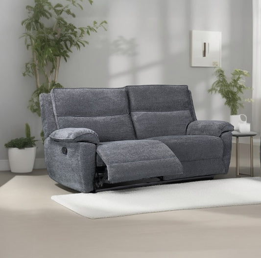 Midtown Recliner Sofas - Dark Grey