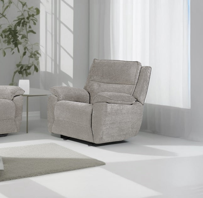 Midtown Recliner Sofas - Light Grey