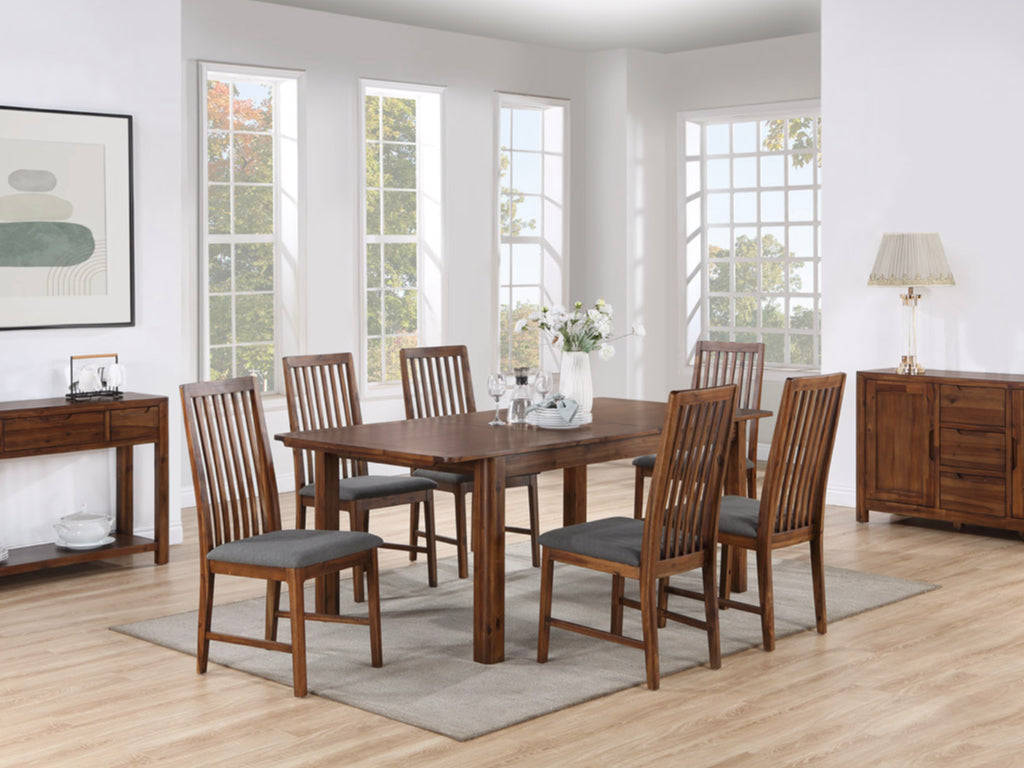 Monterey 160cm Extension Dining Set with 6 Chairs