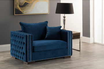 Moscow Snuggle Chair Royal Blue