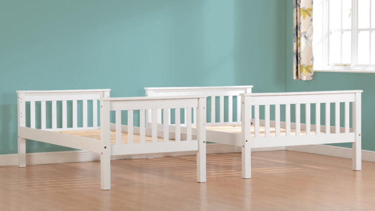 Neptune Triple Sleeper Bunk Bed- White