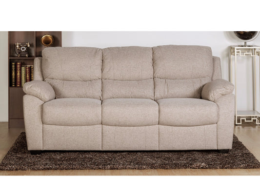 Nordic 3 Seater Fixed Sofa - Dune (Fabric)