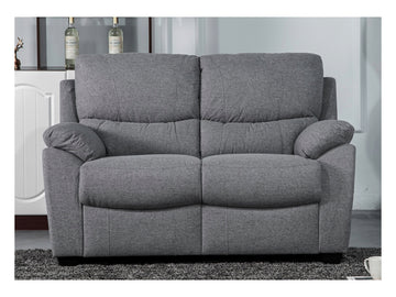 Nordic 2 Seater Fixed Sofa-Grey (Fabric)