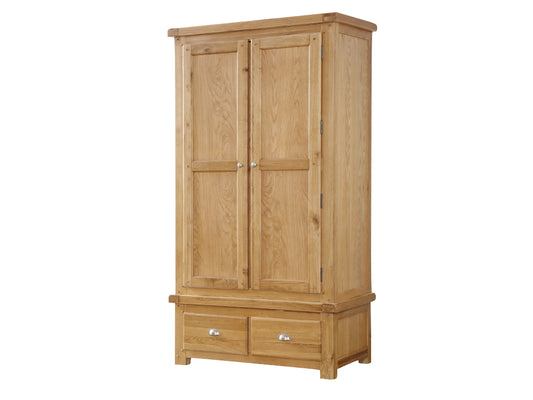 Newbridge Oak 2 Door Wardrobe