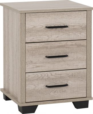 Oliver 2 Door Wardrobe Bedroom Set - Light Oak Effect