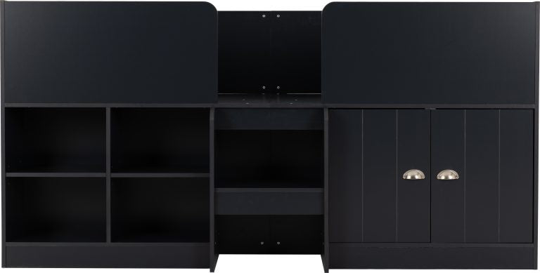 Orlando Low Sleeper Bed - Dark Grey