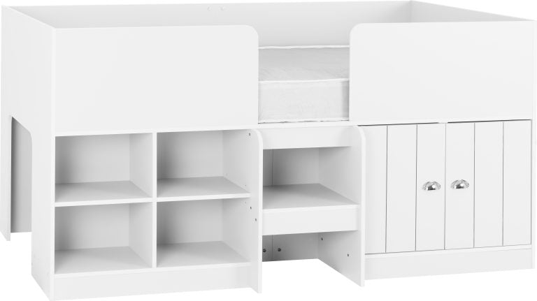 Orlando Low Sleeper Bed - White