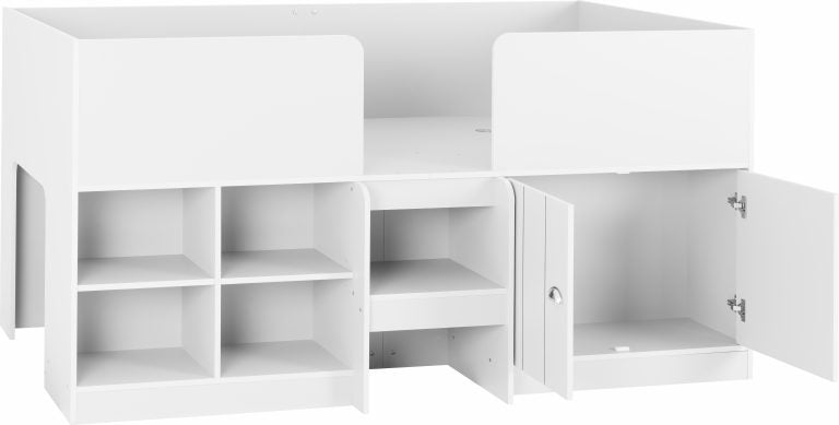 Orlando Low Sleeper Bed - White