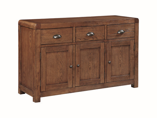 Oakridge Dark Oak 3 Door Sideboard