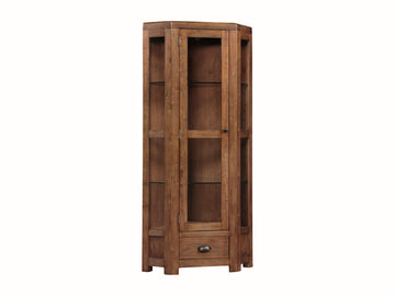 Oakridge Dark Oak High Corner Cabinet