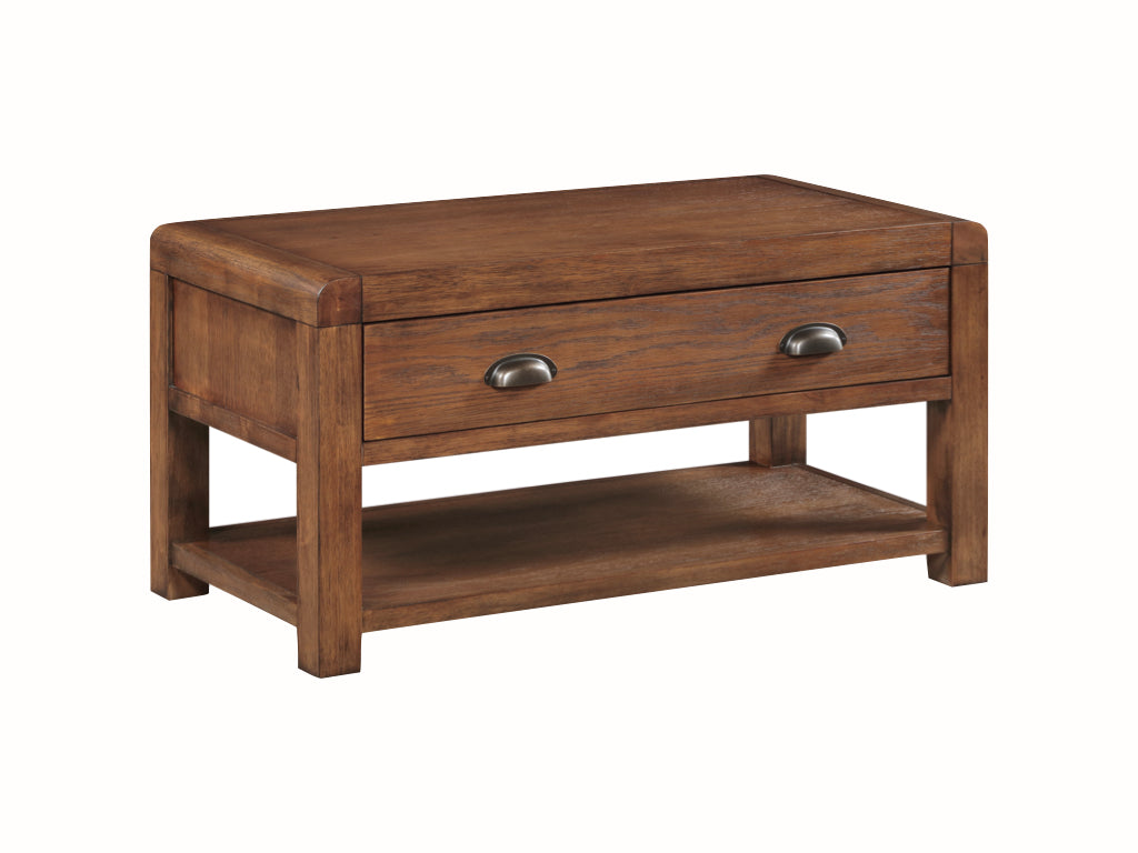 Oakridge Dark Oak Coffee Table With 1 Drawer