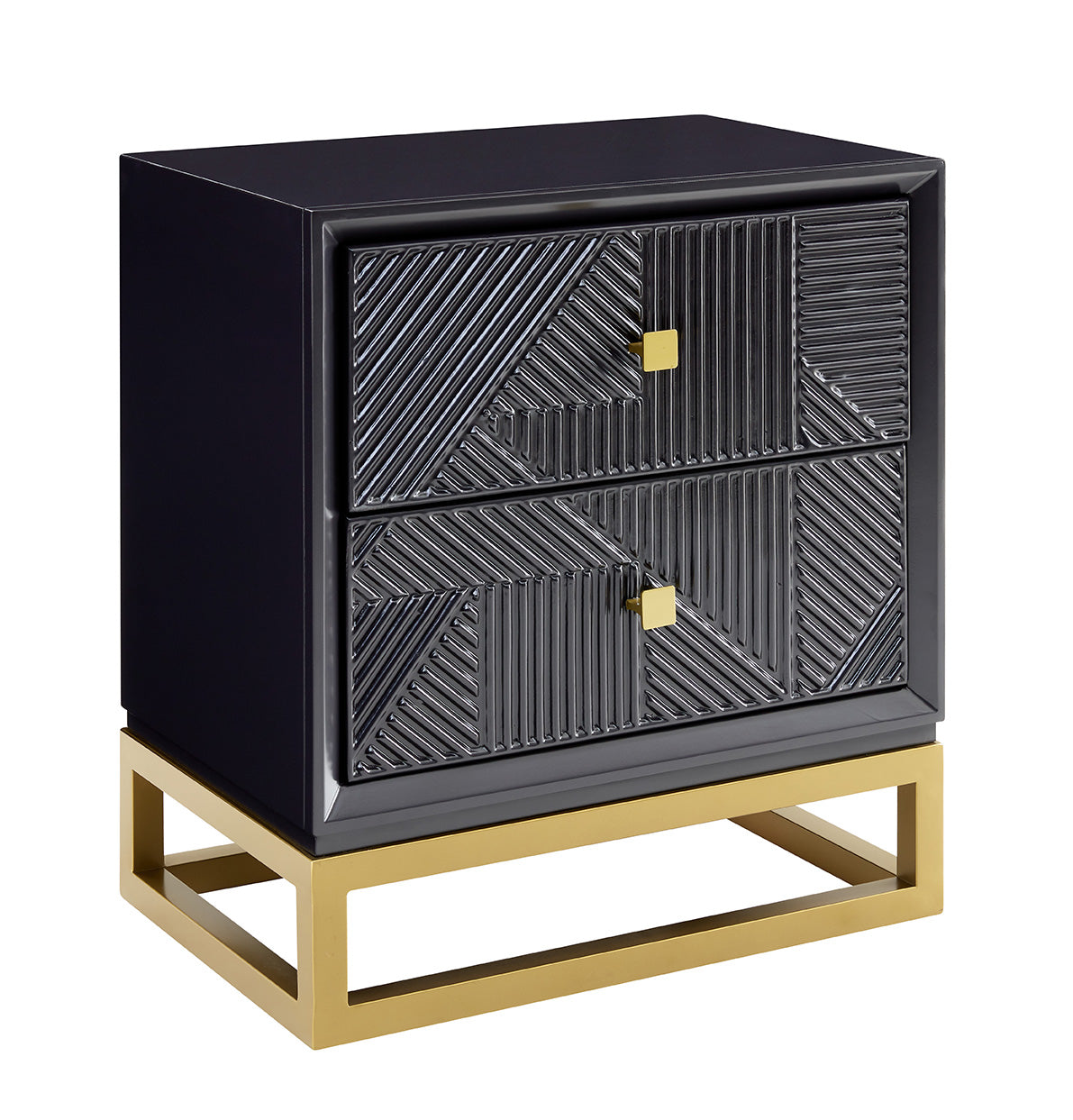 Orlando 2 Drawer Side Table