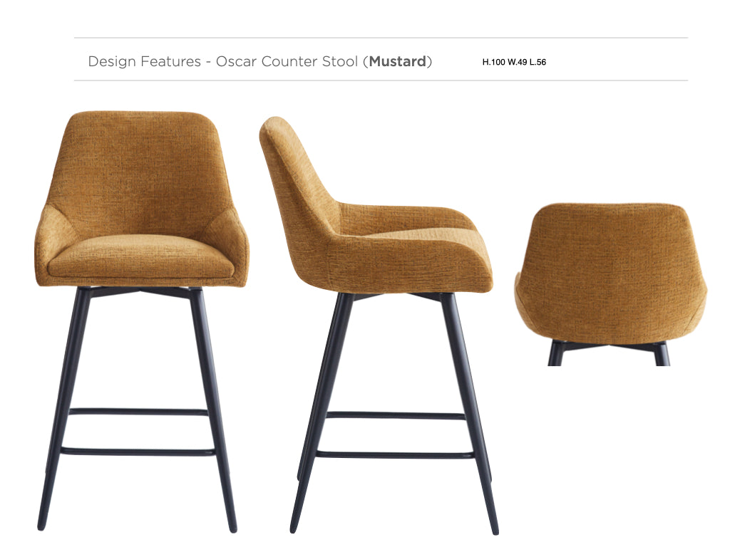 Oscar Counter Stool Set of 2