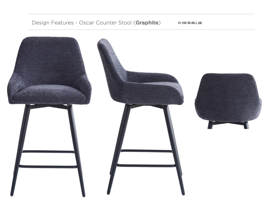 Oscar Counter Stool Set of 2