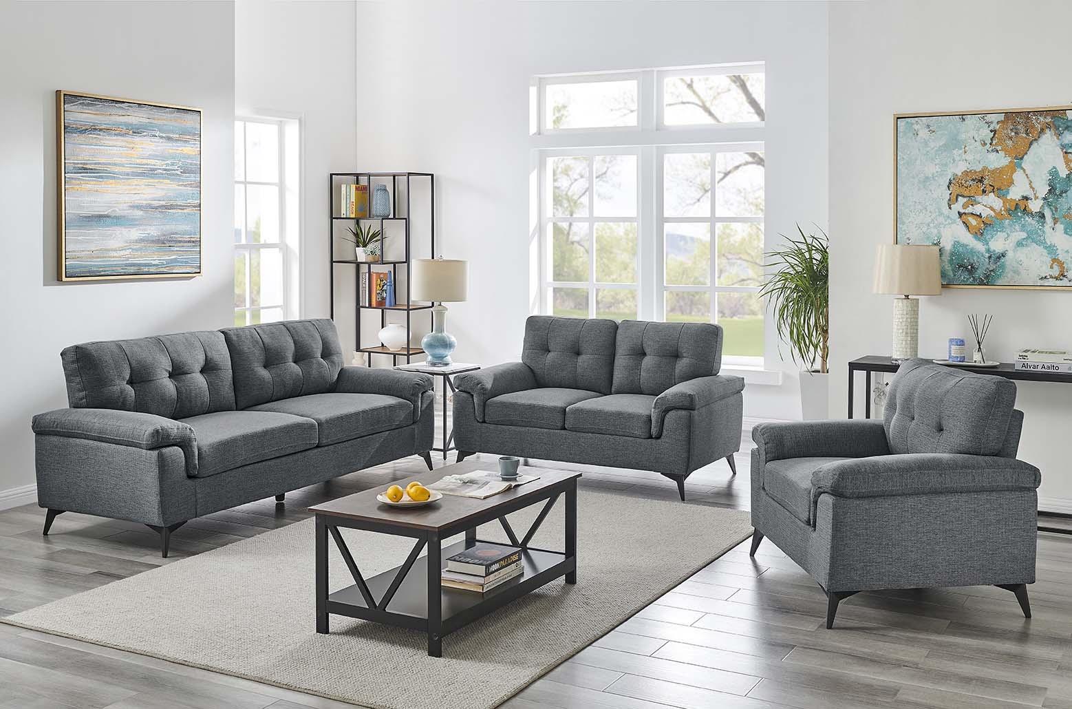 Ottawa Sofas - Dark Grey