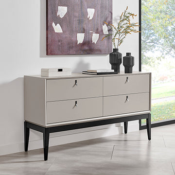 Pasadena Chest of 4 Drawers - Flannel Grey