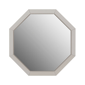 Pasadena LED Hexagon Mirror - Flannel Grey