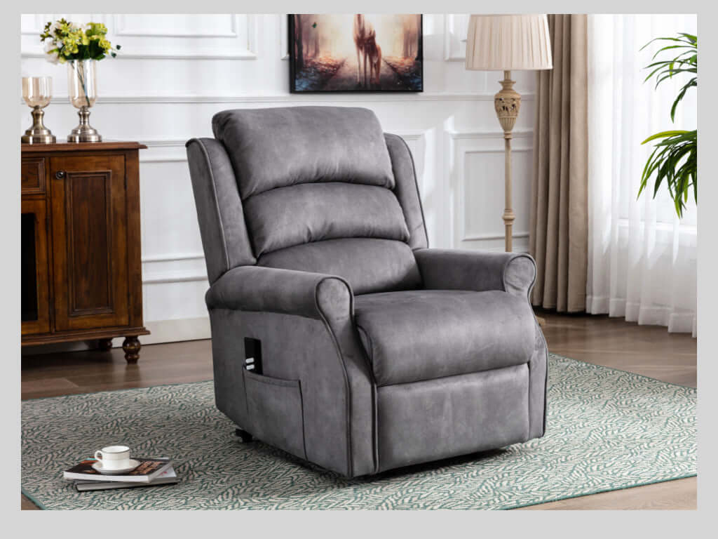 Penrith Grey Lift & Tilt Recliner (Dual Motor)