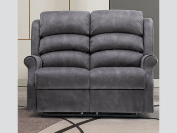 Penrith 2 Seater Electric Recliner- Grey (Fabric)