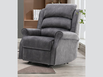 Penrith Chair Electric Recliner- Grey (Fabric)