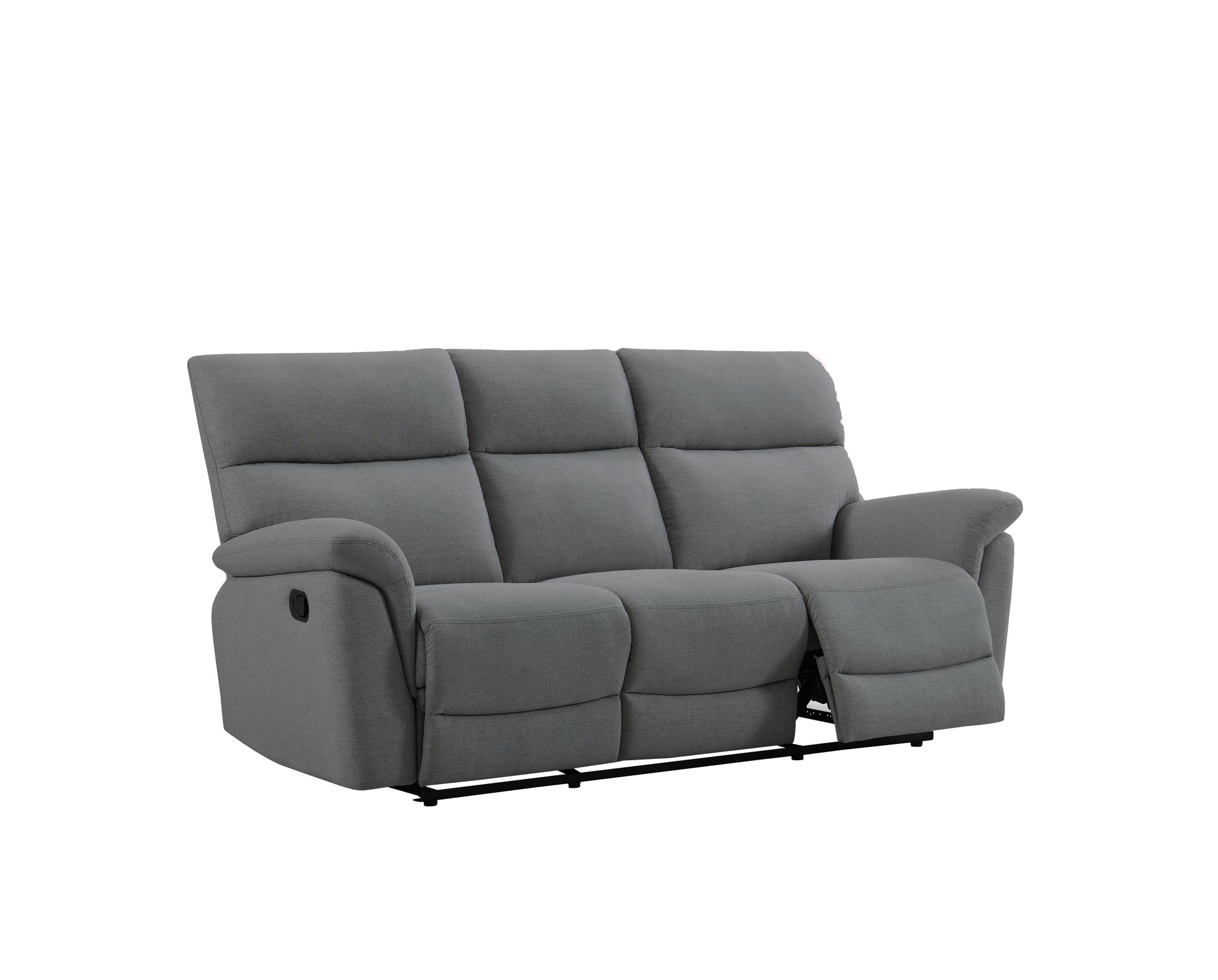 Phoenix Fabric Reclining 3 Seater Sofa - Anthracite